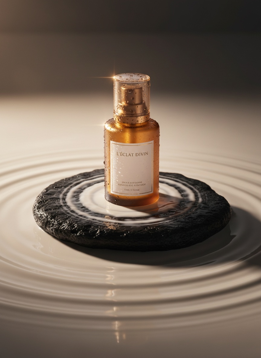 Luxury product advertisement